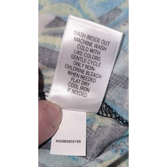 Dana Buchman Cross Over Gathered Side Blouse  - Size M - Picture 9 of 11